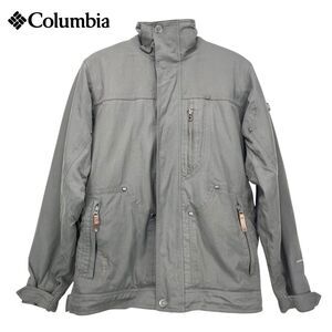 Columbia Men's Medium Gray‎ Titanium Omni-Tech Jacket